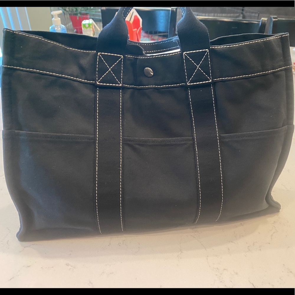 Hermès Deauville Canvas Tote